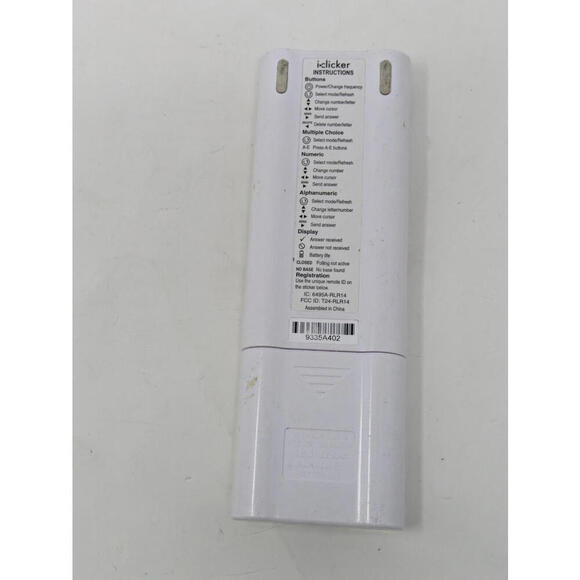 iClicker 2 Student Classroom Response System Remote Control - Tested & Working - Picture 3 of 3